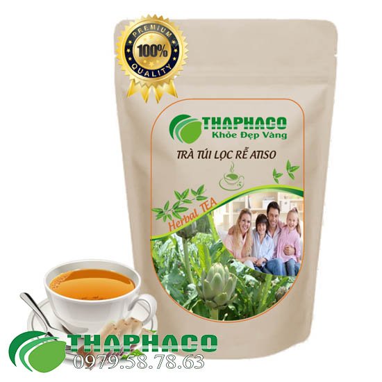 Công dụng của trà túi lọc rễ cây atiso Thaphaco