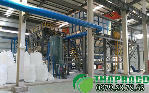Nhà máy sản xuất bột hạt kế sữa tại THAPHACO 