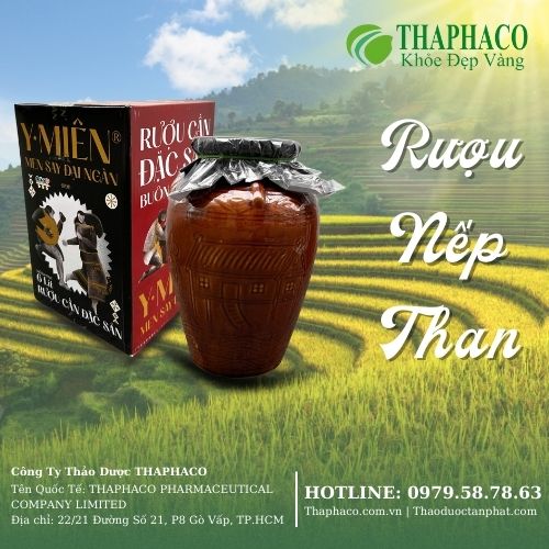 Rượu nếp than của Thaphaco