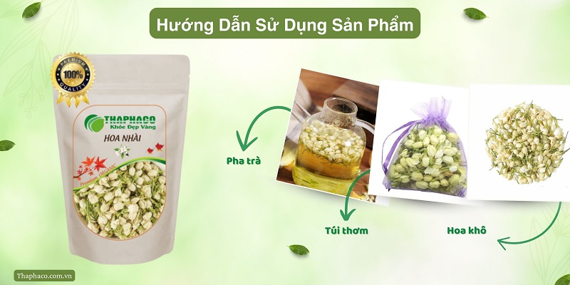 Sử dụng nụ nhài như thế nào?