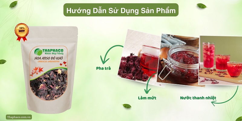 Hướng dẫn sử dụng hoa atiso đỏ