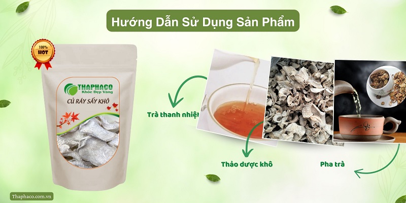 Hướng dẫn sử dụng củ ráy