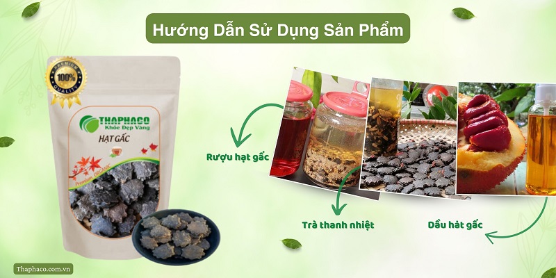 Sử dụng hạt gấc như thế nào?