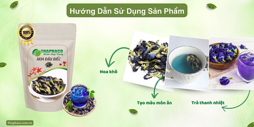 Hướng dẫn sử dụng cụ thể hoa đậu biếc tại HCM