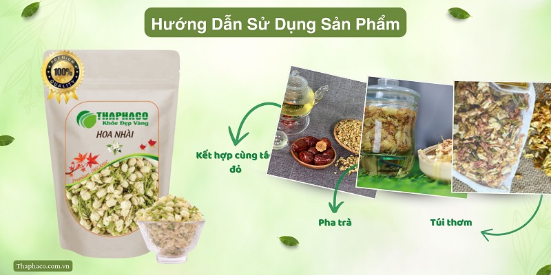 Sử dụng hoa nhài như thế nào