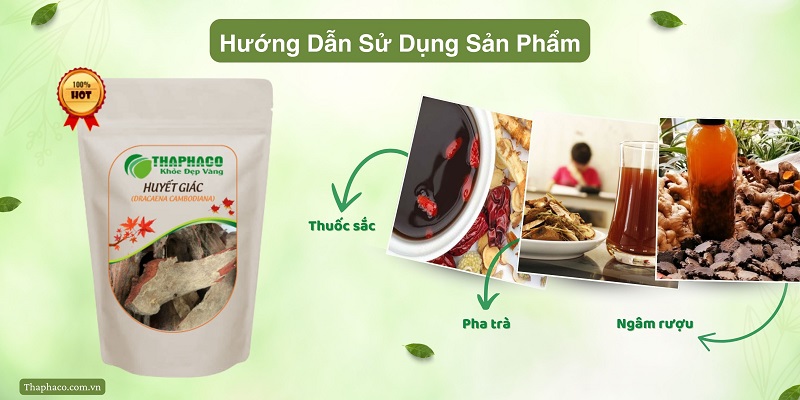 Sử dụng huyết giác như thế nào?