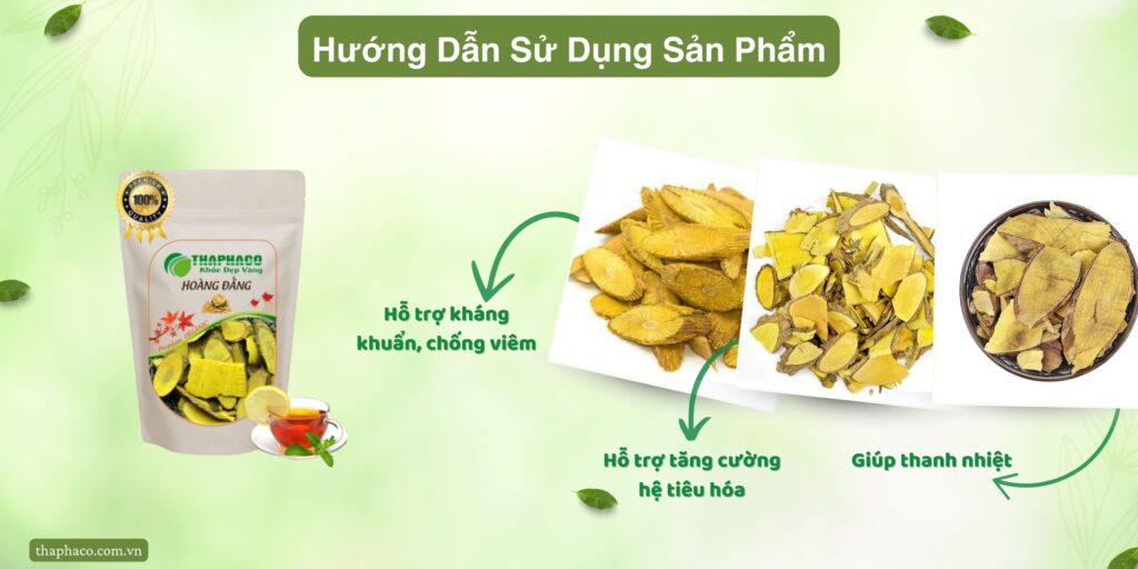 Hướng dẫn sử dụng hoàng đằng tại TP.HCM