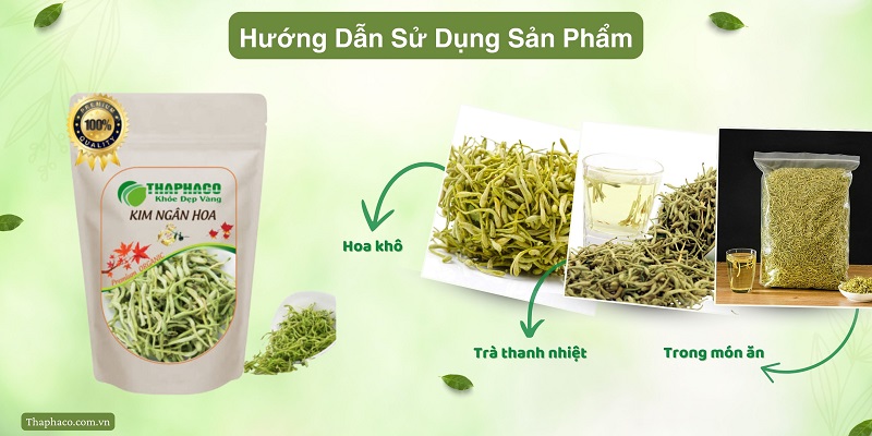 Sử dụng kim ngân hoa tại HCM như thế nào