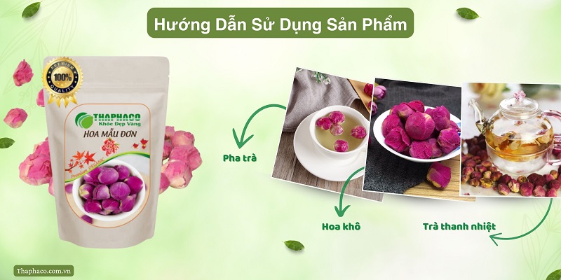 Sử dụng hoa mẫu đơn như thế nào?