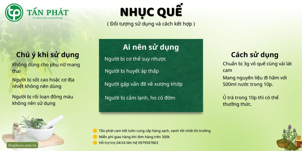 Cách sử dụng vỏ quế tại TP.HCM