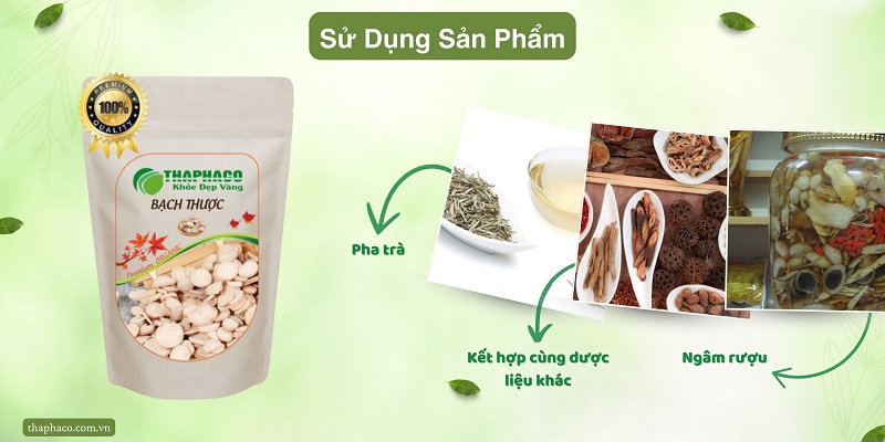 Cách sử dụng bạch thược tại nhà