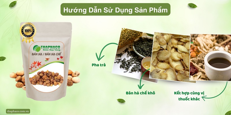 Cách sử dụng bán hạ tại nhà đúng cách