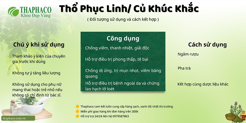 Lưu ý khi dùng thổ phục linh