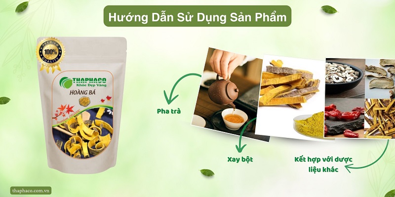 Sử dụng hoàng bá như thế nào tại nhà