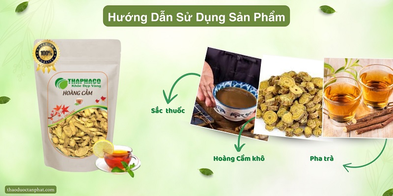 Sử dụng hoàng cầm như thế nào?