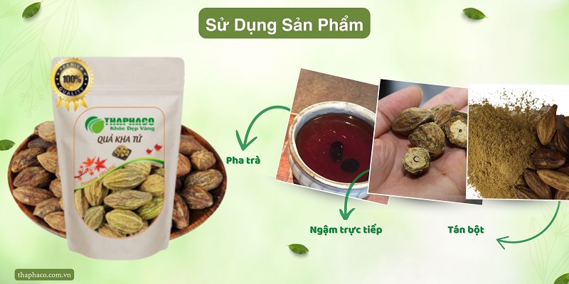 Sử dụng quả kha tử như thế nào?