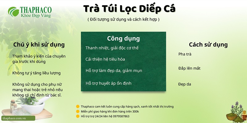 Lưu ý khi dùng trà túi lọc