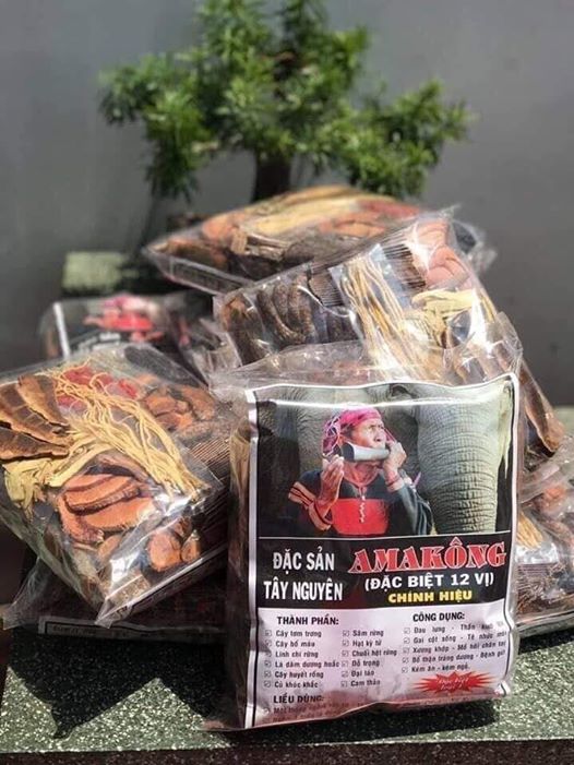 Set ngâm rượu amakong