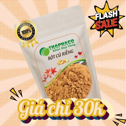 Flash Sale bột củ riềng trong tháng 8