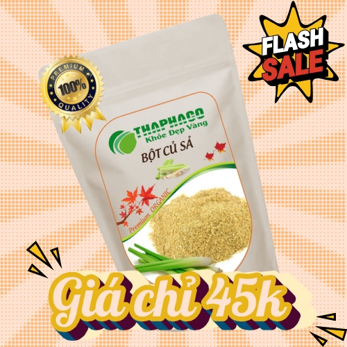 Flash Sale bột củ sả trong tháng 8