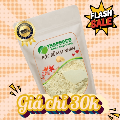 Flash Sale bột rễ mật nhân trong tháng 8