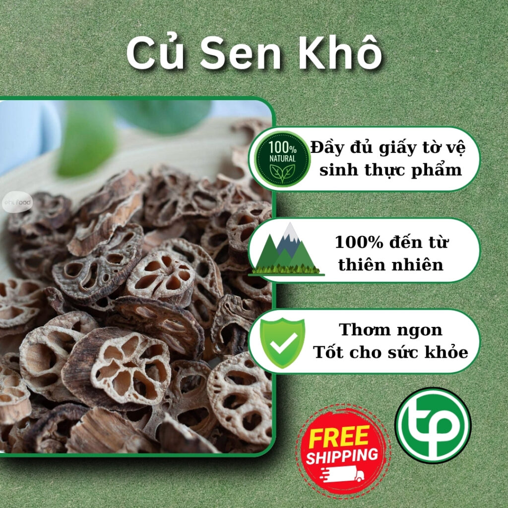 Địa chỉ bán củ sen khô tại TP.HCM ở đâu uy tín ?