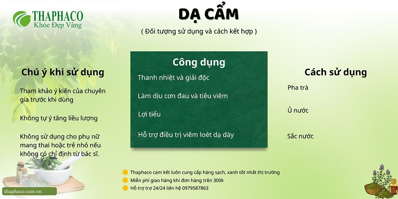 Lưu ý khi dùng dạ cẩm