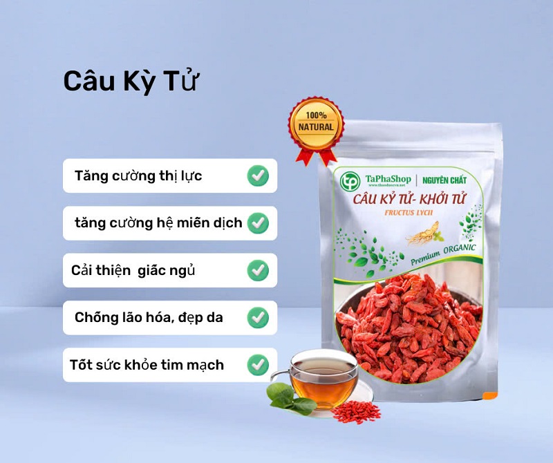 Công dụng tuyệt vời của kỷ tử