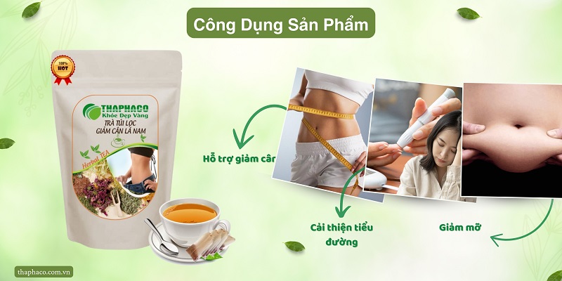 Công dụng của trà giảm cân lá nam