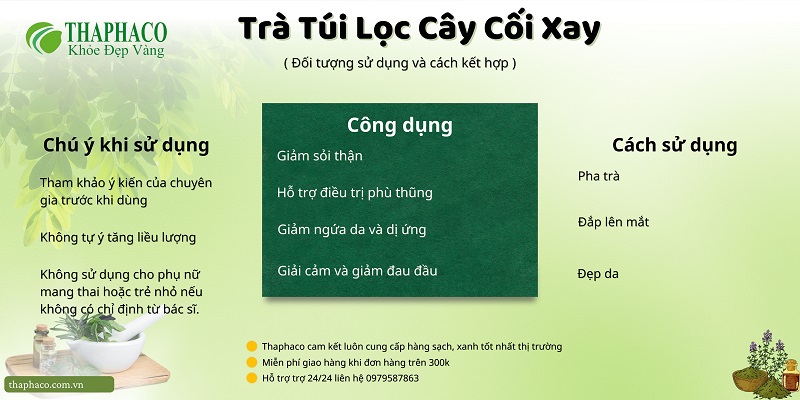 Lưu ý khi sử dụng trà cây cối xay