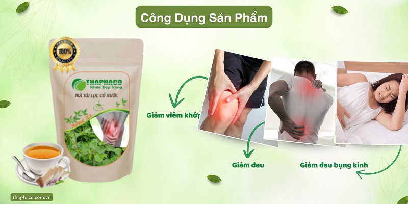 Công dụng của trà túi lọc cây cỏ xước