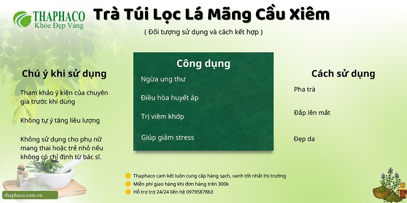 Lưu ý khi dùng trà túi lọc