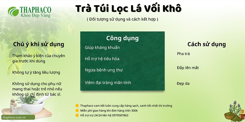 Lưu ý khi dùng trà lá vối khô