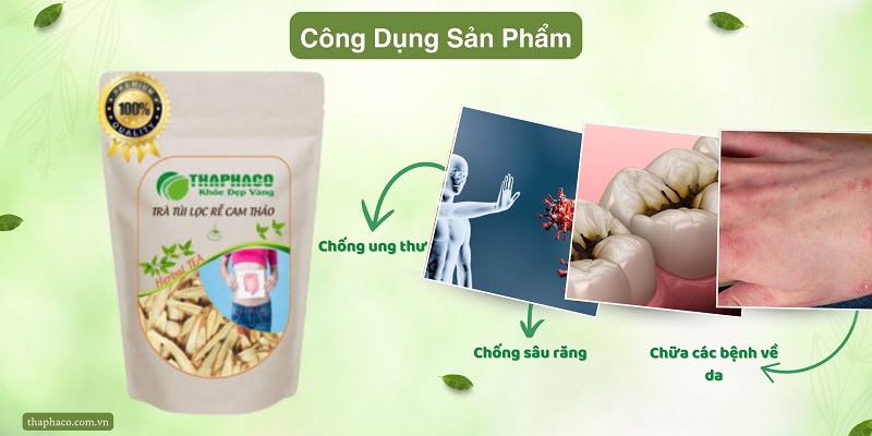 Cách sử dụng trà túi lọc rễ cam thảo