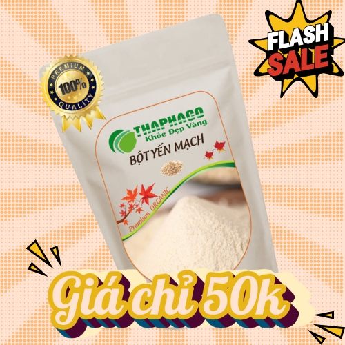 Flash Sale bột yến mạch trong tháng 8