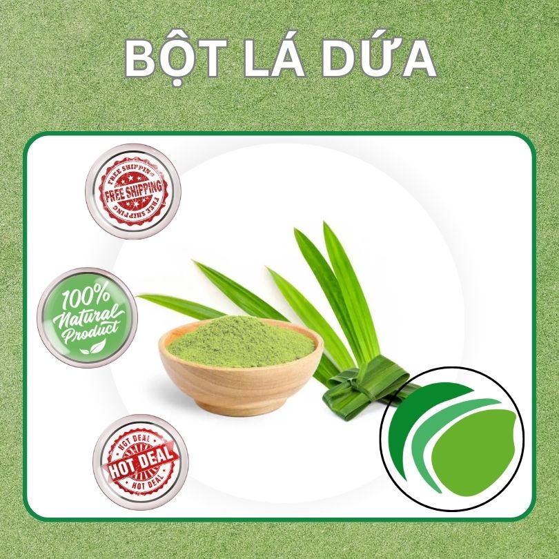 Bột lá dứa tại HCM uy tín, chất lượng