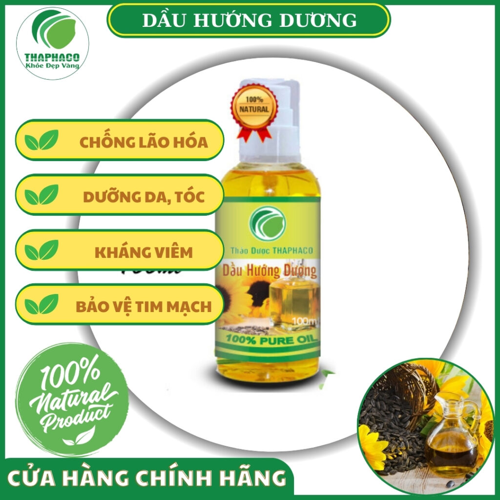Công dụng của dầu hướng dương tại TP.HCM