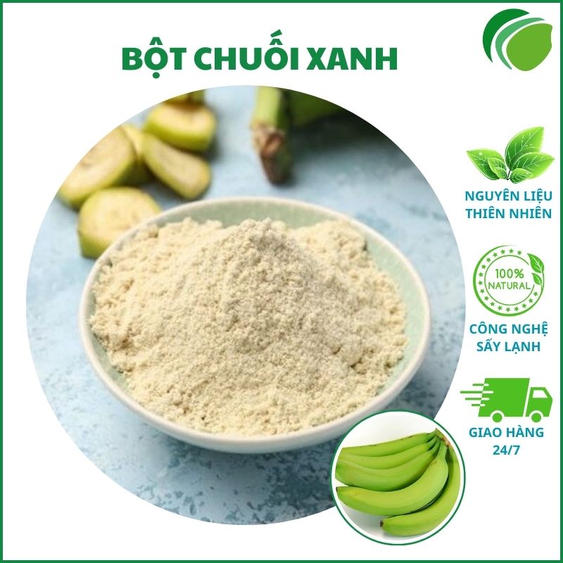 Bột chuối xanh tại HCM nguyên chất
