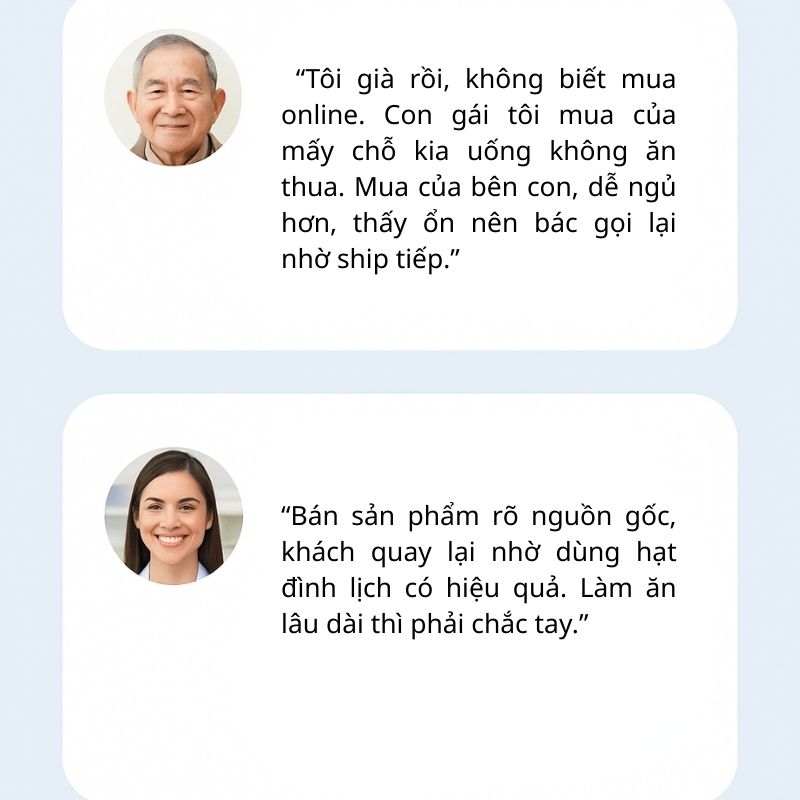 Đánh giá chân thật từ khách hàng