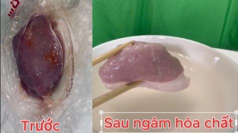 Thịt ôi thiu tẩm hóa chất