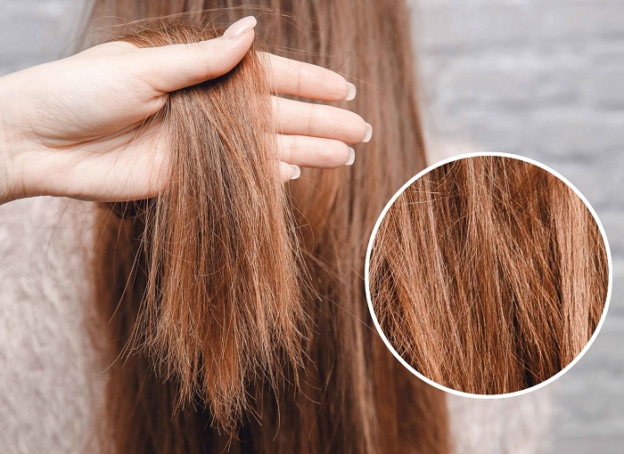 Tóc xơ rối do thói quen sinh hoạt hằng ngày