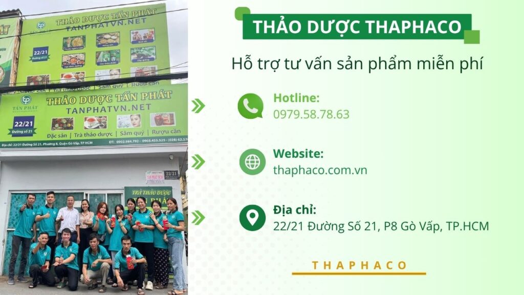 THAPHACO địa chỉ bán thuốc nam sấy khô tại TP.HCM