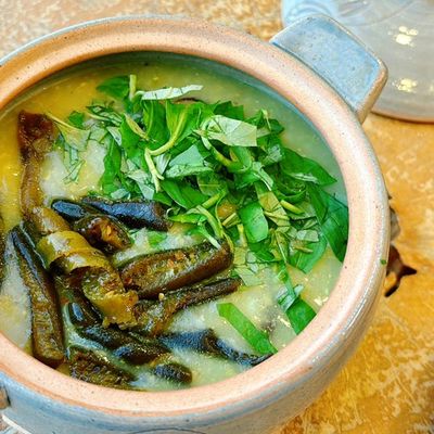 Cháo tảo biển chi lê dễ chế biến tại nhà