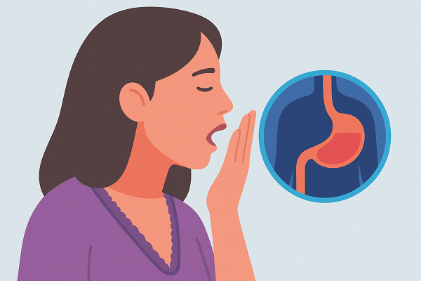 Hôi miệng do dạ dày suy yếu