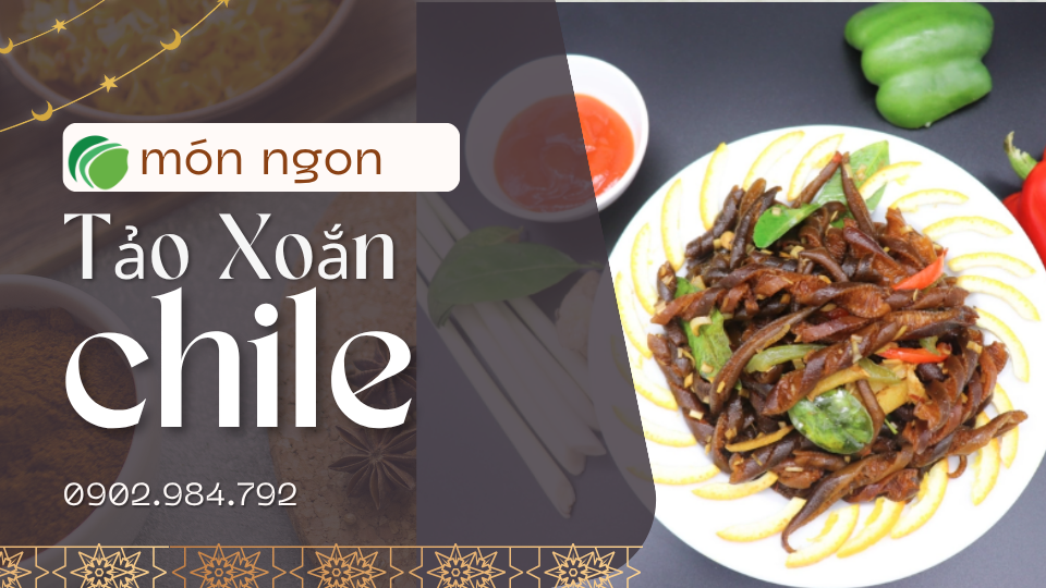 Món ngon từ tảo xoắn Chile