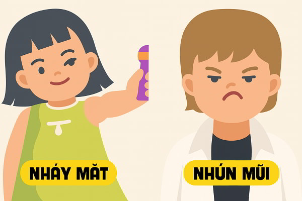 Biểu hiện bệnh Tic thường gặp