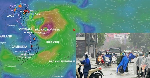 Cập nhật tình hình mới nhất cơn bão số 5