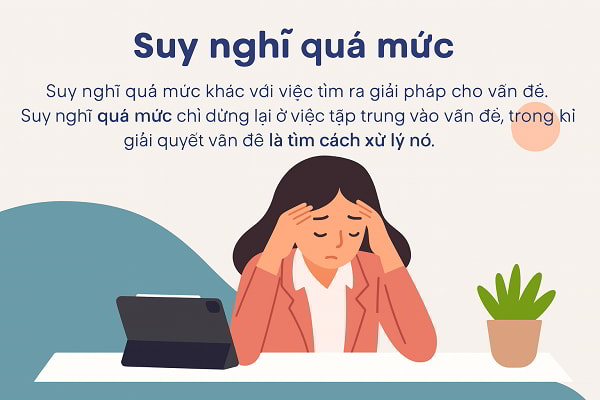Suy nghĩ quá mức dẫn đến trầm cảm