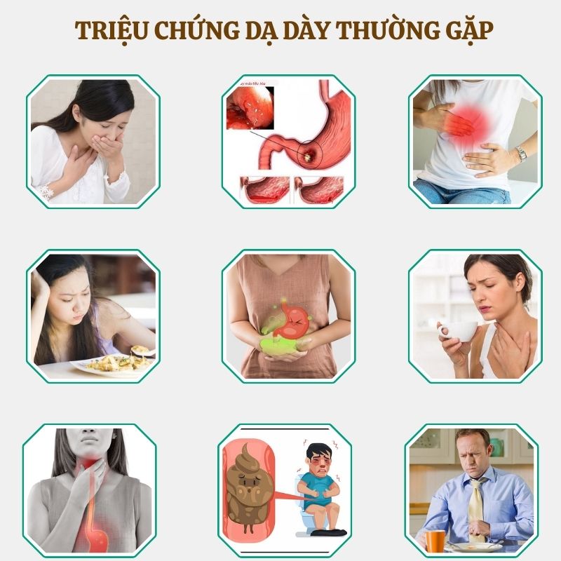 Triệu chứng về vấn đề tiêu hóa