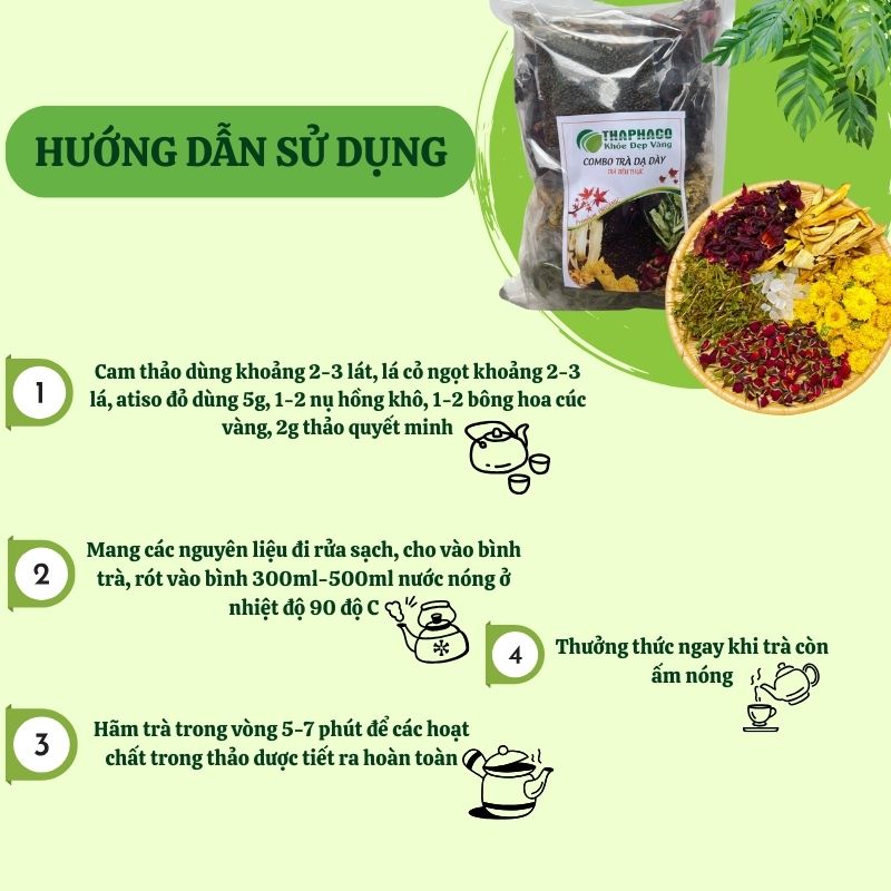 Hướng dẫn cách pha trà tiêu thực tại văn phòng